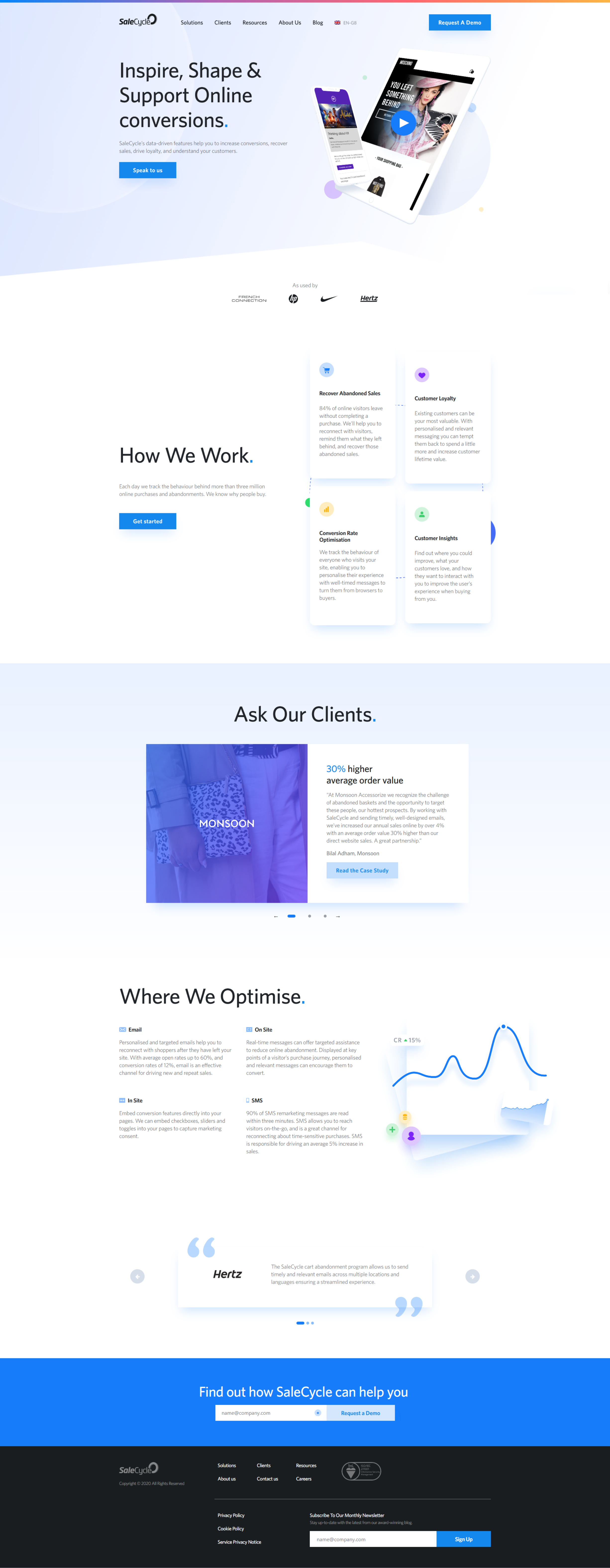 SaleCycle's Final Design